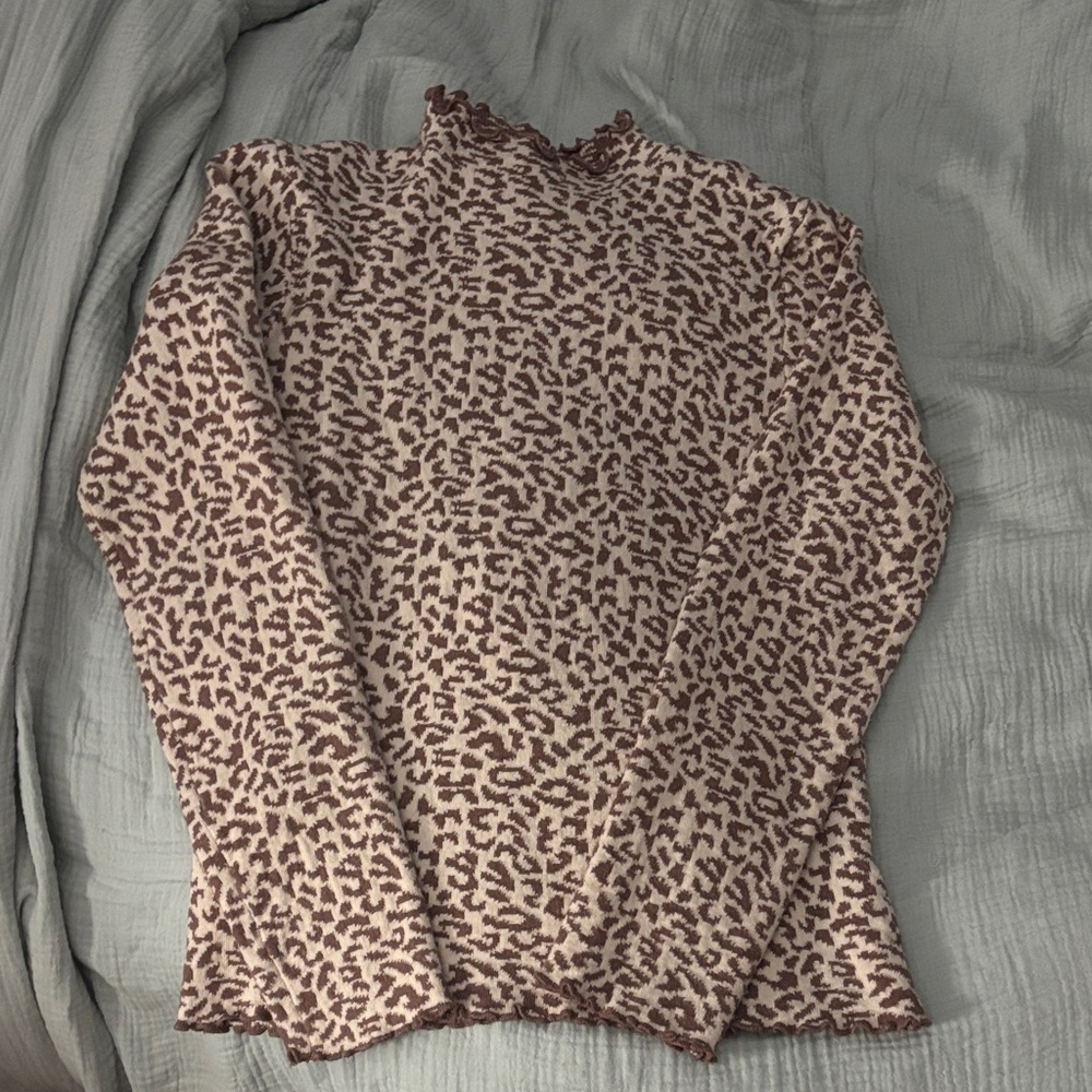 Red by BKE Brown and Cream Sweater